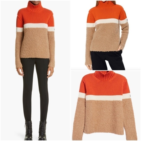 Moncler Colorblock Wool Blend Sweater - Picture 3 of 13